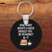 Funny Reading 6 7 Six Seven Meme Englieacher Book  キーホルダー (正面)