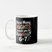 Funny Reading 6 7 Six Seven Meme English Teacher B コーヒーマグカップ (左)