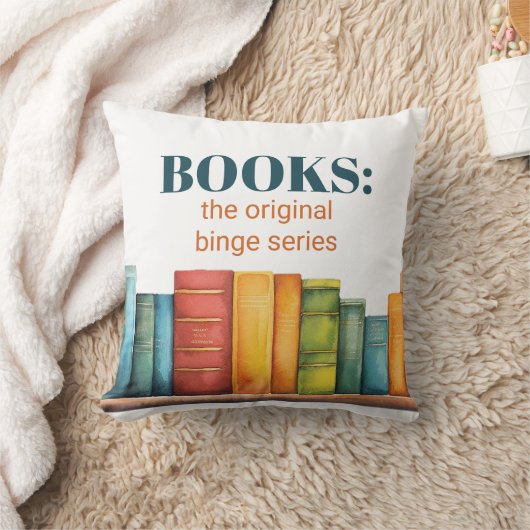 Funny Reading Book Lover クッション (ブランケット)