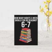 Funny Reading Book Teacher 67 Six Seven Meme  カード (黄色い花)