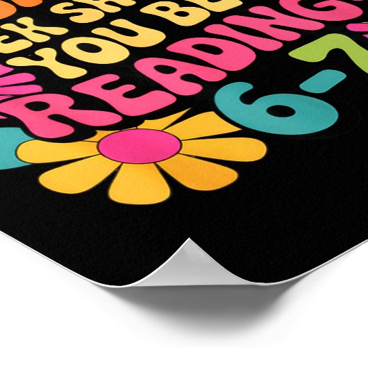 Funny Reading Book Teacher 67 Six Seven Meme  ポスター (角)