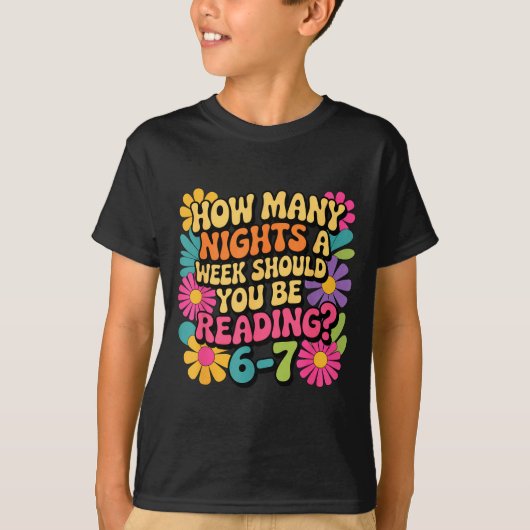 Funny Reading Book Teacher 67 Six Seven Meme  Tシャツ (正面)