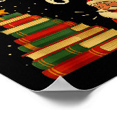 Funny Reading Christmas Tree Book– Reading 6 7 Mem ポスター (角)