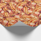 Funny Real Bacon Pattern Gag Gift ラッピングペーパー (角)