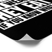 Funny Real Men Don't Wear Nk - If You Know What I  ポスター (角)