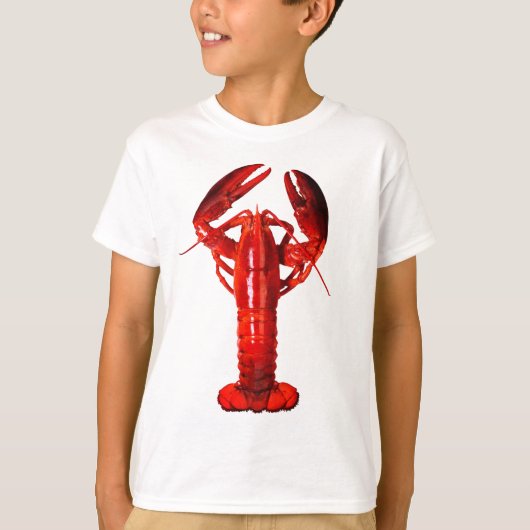 Funny realistic lobster tシャツ (正面)