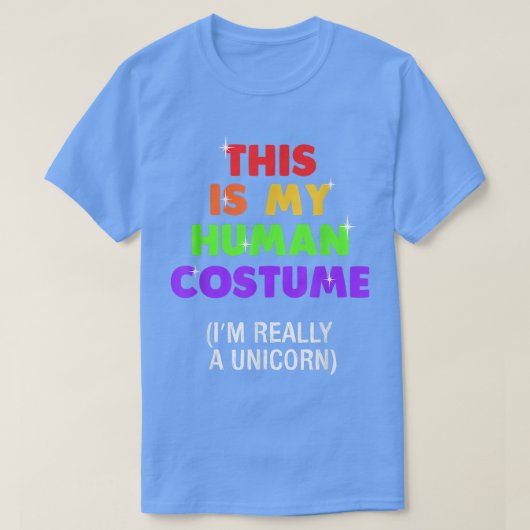 Funny Really A Unicorn  Halloween Costume 2815 Tシャツ (デザイン正面)