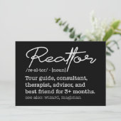 Funny Realtor Job Description Real Estate Humor 招待状 (スタンド正面)