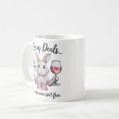 Funny Realtor Mug Closing Deals Gift for Real Esta コーヒーマグカップ (正面左)
