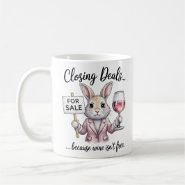 Funny Realtor Mug Closing Deals Gift for Real Esta コーヒーマグカップ