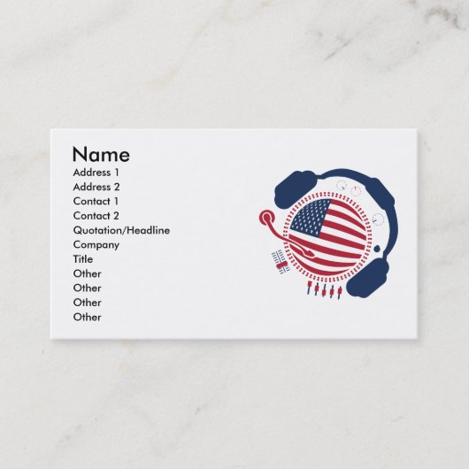 Funny_Record 名刺 (正面)