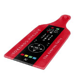 Funny Red and Black TV Remote Kitchen Control カッティングボード (角)