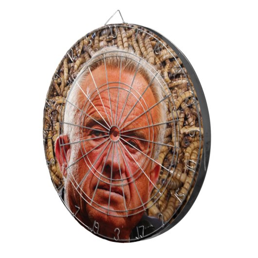 Funny Red-Faced Robert F. Kennedy Jr & Brain Worms ダーツボード (正面右)