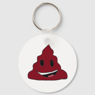 Funny Red Poop Emoji Keychain キーホルダー