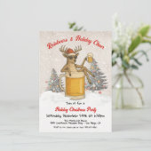 Funny Reinbeers and Holiday Cheer Christmas Party 招待状 (スタンド正面)