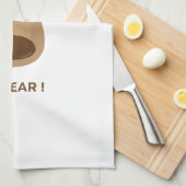 Funny Reindeer Christmas Holiday Teachers Gift  キッチンタオル (四つ折り)