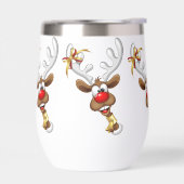 Funny Reindeer Peeking Christmas Meme  (左面)