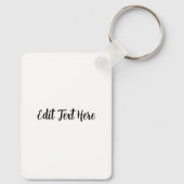 Funny Reindeer Peeking Christmas Meme  キーホルダー (裏面)