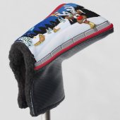 Funny Reindeer Peeking Christmas Meme  ゴルフヘッドカバー (3/4 正面)