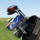 Funny Reindeer Peeking Christmas Meme  ゴルフヘッドカバー (インサイチュ)