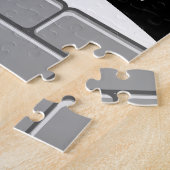 Funny Reindeer Peeking Christmas Meme  ジグソーパズル (側面)