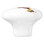 Funny Reindeer Peeking Christmas Meme  セラミックノブ (側面)