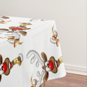 Funny Reindeer Peeking Christmas Meme  テーブルクロス (インサイチュ)