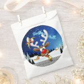 Funny Reindeer Peeking Christmas Meme  フェイバーバッグ (クリップ留めされた状態)