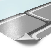 Funny Reindeer Peeking Christmas Meme  フォトプリント (角)