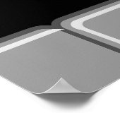 Funny Reindeer Peeking Christmas Meme  ポスター (角)