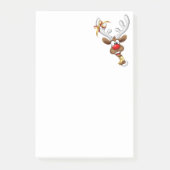 Funny Reindeer Peeking Christmas Meme  ポストイット (正面)