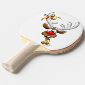 Funny Reindeer Peeking Christmas Meme  卓球ラケット (正面アングル)