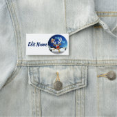 Funny Reindeer Peeking Christmas Meme  名札 (インサイチュ)