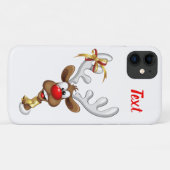 Funny Reindeer Peeking Christmas Meme  Case-Mate iPhoneケース (裏面(横))