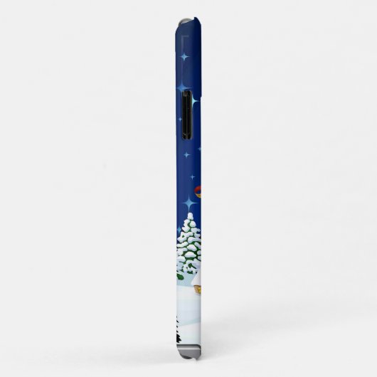 Funny Reindeer Peeking Christmas Meme  Case-Mate iPhoneケース (裏面/右)