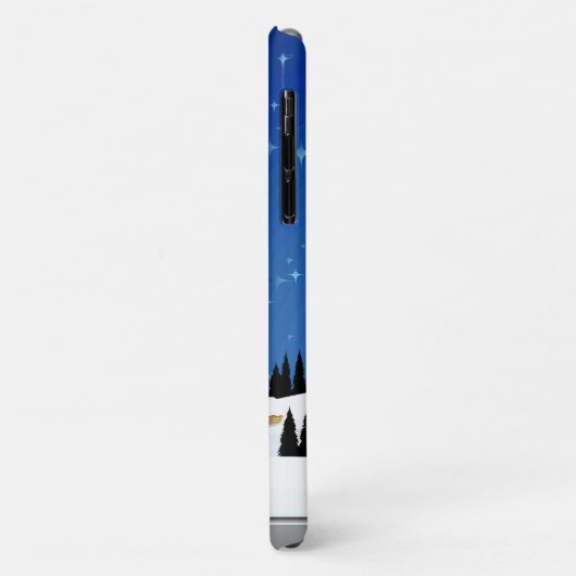 Funny Reindeer Peeking Christmas Meme  Case-Mate iPhoneケース (裏面/左)