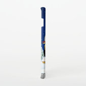 Funny Reindeer Peeking Christmas Meme  Samsung Galaxyケース (右側)