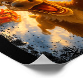 Funny Reindeer Selfie Santa Merry Christmas Men Wo ポスター (角)