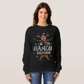 Funny Reindeer The Fiancée Matching Family Christm スウェットシャツ (正面フル)