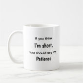 Funny Relatable Quotes Short Mug Anger Issue コーヒーマグカップ (左)