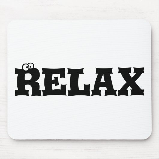 "Funny Relax" Mousepad マウスパッド (正面)