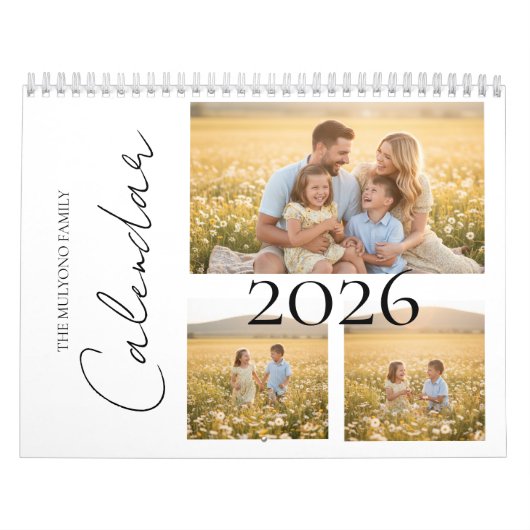 Funny & Relaxed Family Moments 2026 Photo Calendar カレンダー (カバー)
