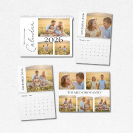 Funny & Relaxed Family Moments 2026 Photo Calendar カレンダー