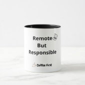 Funny Remote Work Mug for Office Coworkers マグカップ (中央)