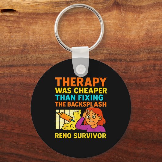 Funny Renovation Remodeling Diy Construction New H キーホルダー (正面)