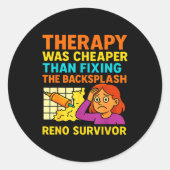 Funny Renovation Remodeling Diy Construction New H ラウンドシール (正面)