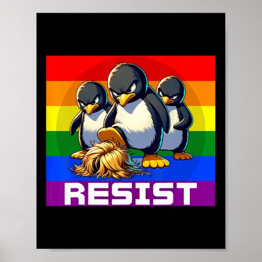 Funny Resist Tariffs Protest Groovy Men Women 4th  ポスター (正面)