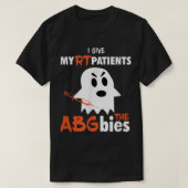 Funny Respiratory Therapist ABGbies Halloween RT G Tシャツ (デザイン正面)