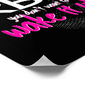 Funny Resting Face Shirt Gift, Don't Wake It Up Rb ポスター (角)