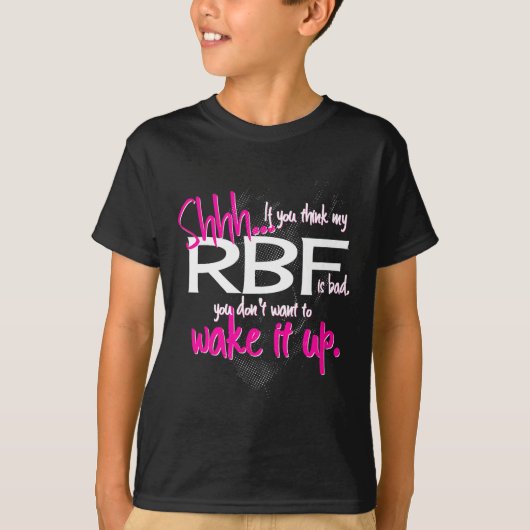 Funny Resting Face Shirt Gift, Don't Wake It Up Rb Tシャツ (正面)
